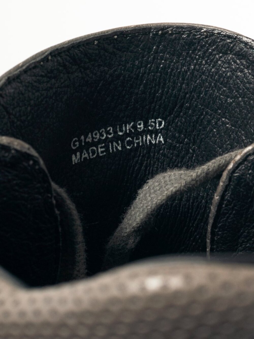Y-3 Hemla "Vintage Black" Leather High-Top Lace-Up Sneakers - Picture 11 of 11